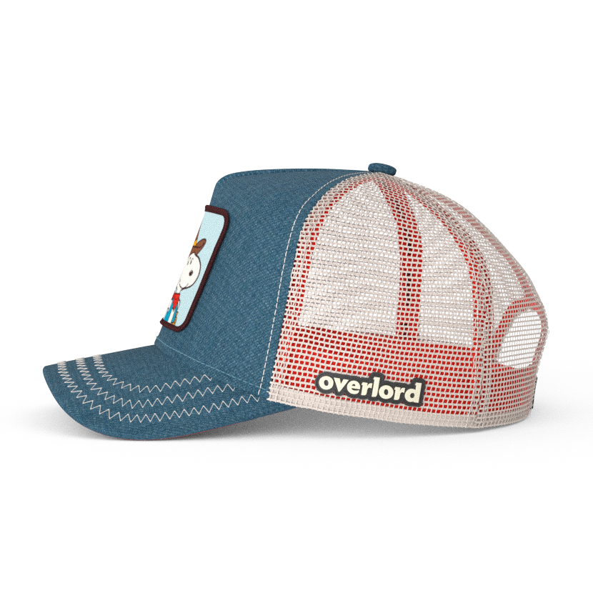 OVERLORD X Peanuts: Cowboy Snoopy Denim Trucker Cap