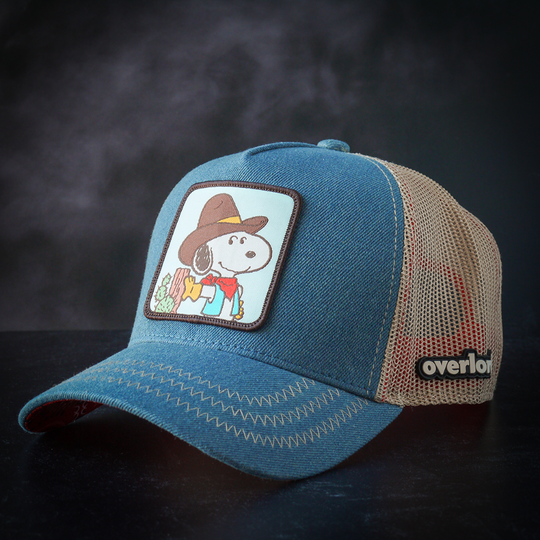 OVERLORD X Peanuts: Cowboy Snoopy Denim Trucker Cap