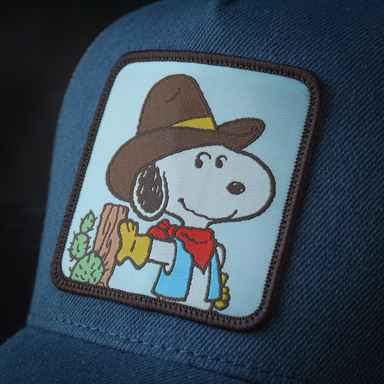 OVERLORD X Peanuts: Cowboy Snoopy Denim Trucker Cap