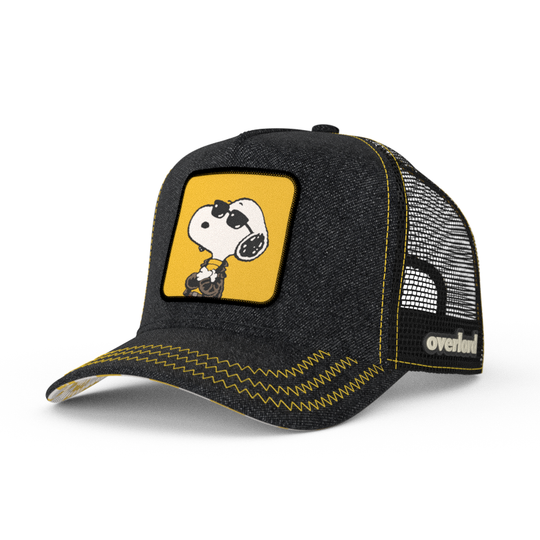 OVERLORD X Peanuts: Biker Snoopy Trucker Cap