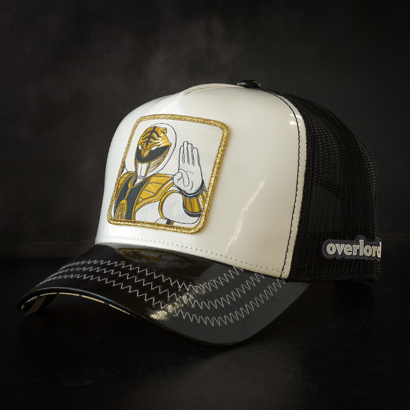 OVERLORD X Power Rangers: White Ranger Trucker Cap