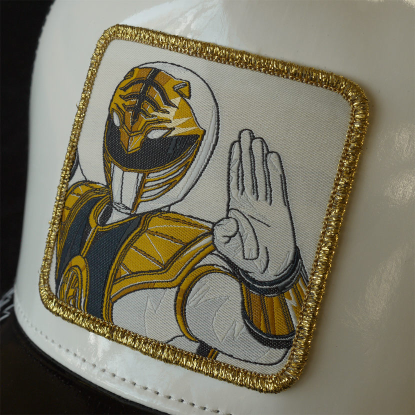 OVERLORD X Power Rangers: White Ranger Trucker Cap