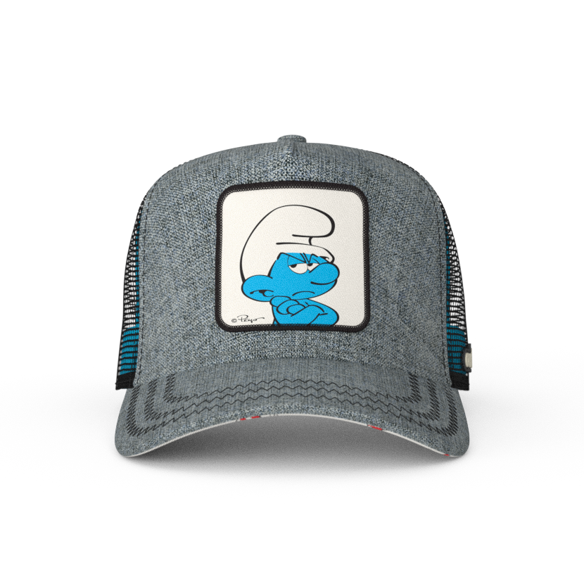 OVERLORD X Smurfs: Grouchy Smurf Trucker Cap