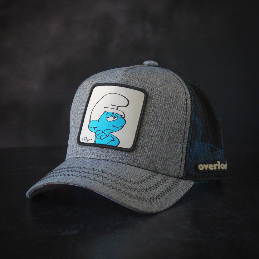 OVERLORD X Smurfs: Grouchy Smurf Trucker Cap