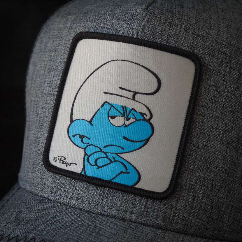 OVERLORD X Smurfs: Grouchy Smurf Trucker Cap