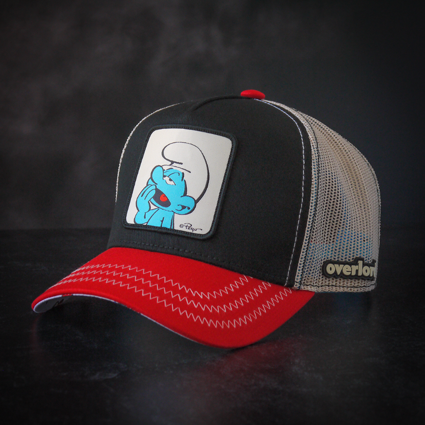 OVERLORD X Smurfs: Lazy Smurf Trucker Cap