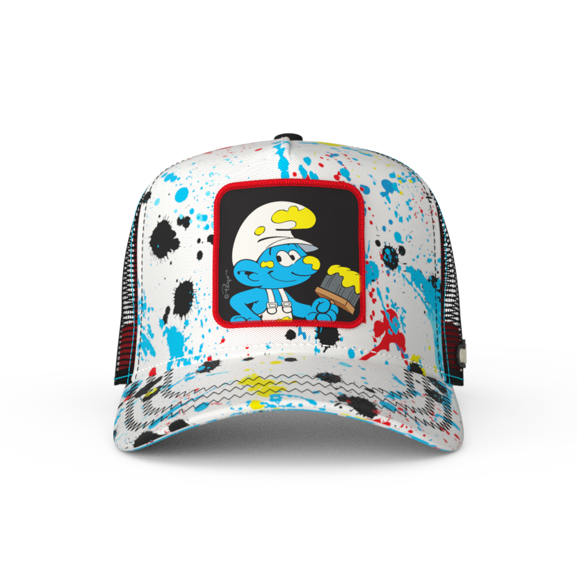 OVERLORD X Smurfs: Painter Smurf Trucker Cap